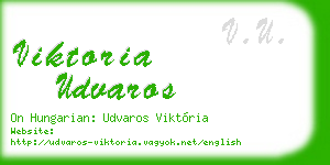 viktoria udvaros business card